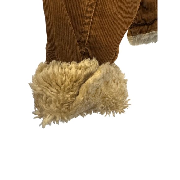 Vintage Y2K Abercrombie & Fitch Faux Sherpa Lined Corduroy Jacket Womens Medium - Picture 3 of 6